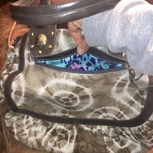 Sharif Brown and tan calf Leather shoulder Bag NWT… - Picture 11 of 12